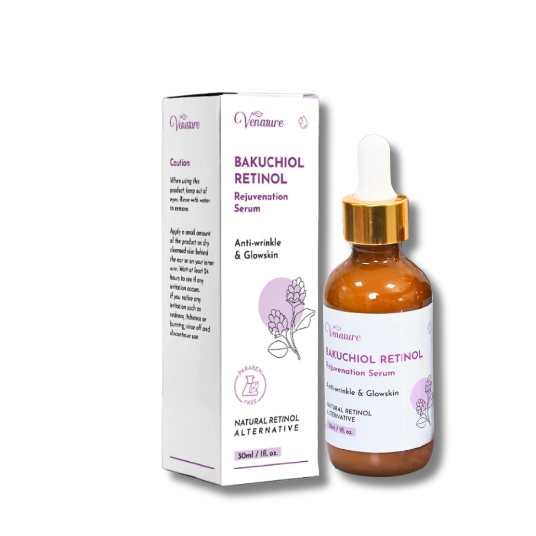 Venature, Bakuchiol Retinol Rejuvenation Serum 30ml Venature, Bakuchiol Retinol Rejuvenation Serum 30ml